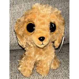 NEW 2021 TY Beanie Boos 6" NOODLES the Golden Doodle Dog Plush Stuffed Toy
